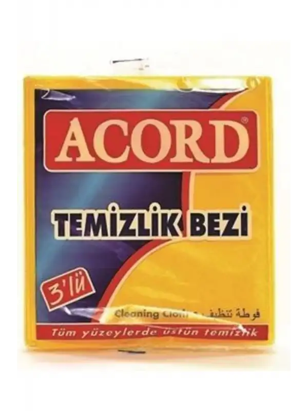 3lü Sarı Temizlik Bezi