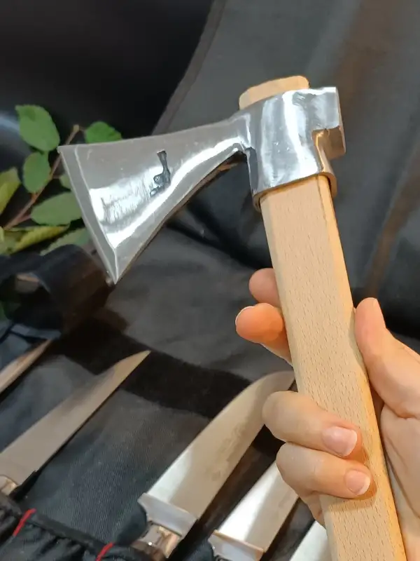 Ahşap El Yapımı Kılıflı Sürmene Et, Ekmek, Sebze, Mutfak, Kurban Palta Bıçakları Seti Hadnmade