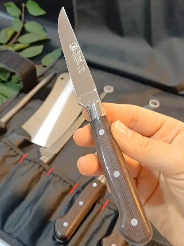 Ahşap El Yapımı Kılıflı Sürmene Şef Bıçakları Seti Et, Ekmek, Sebze, Mutfak, Kurban Şeflik Seti Hadnmade