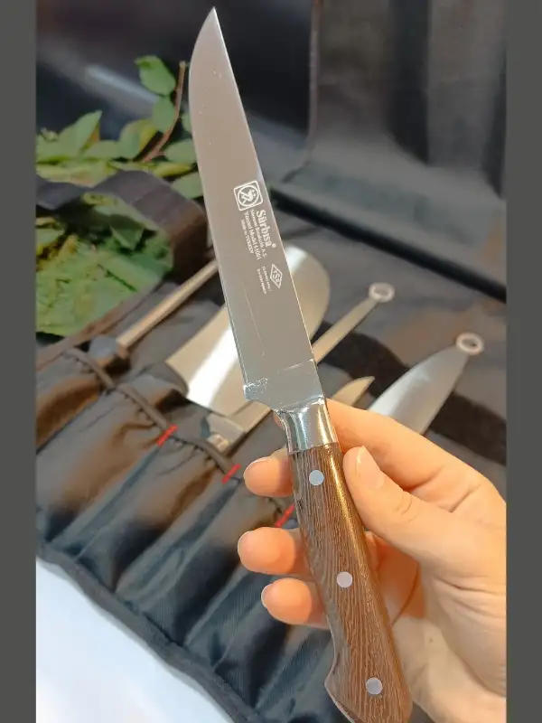 Ahşap El Yapımı Kılıflı Sürmene Şef Bıçakları Seti Et, Ekmek, Sebze, Mutfak, Kurban Şeflik Seti Hadnmade