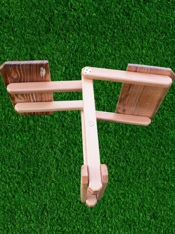 Ahşap Katlanabilir Tabure ve Masa Bahçe Kamp Piknik