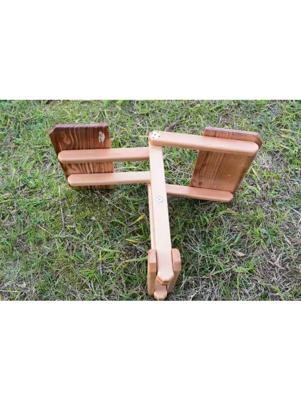 Ahşap Katlanır Tabure 1 Adet 230 kg Dengeli Yük