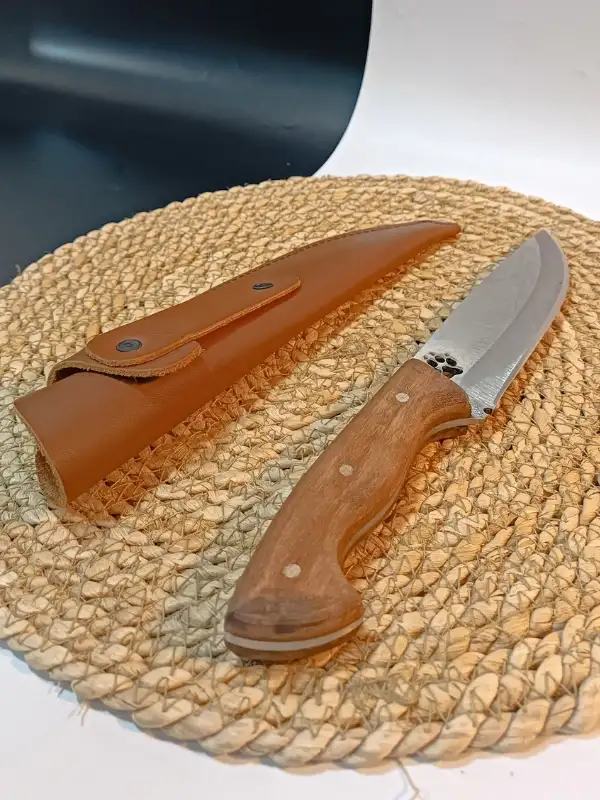 Ahşap Sap Avcı Bıçağı