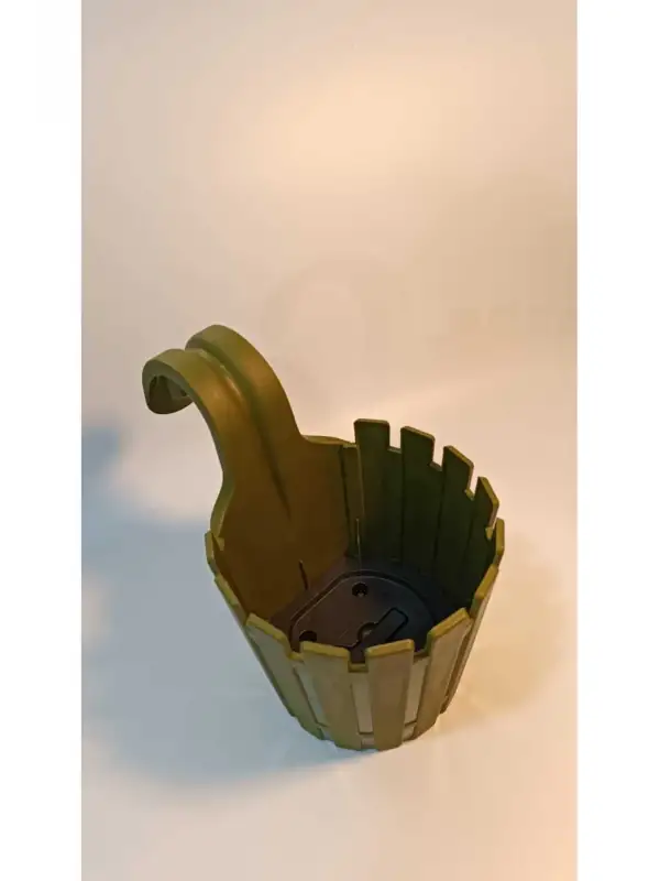 Akasya Balkon Saksı Tekli kolay Askı 30 Y.Yeşil  1,5 Lt Denge Aparatlı