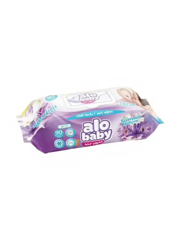 Alobaby 90 Lı Islak Mendil Sümbül
