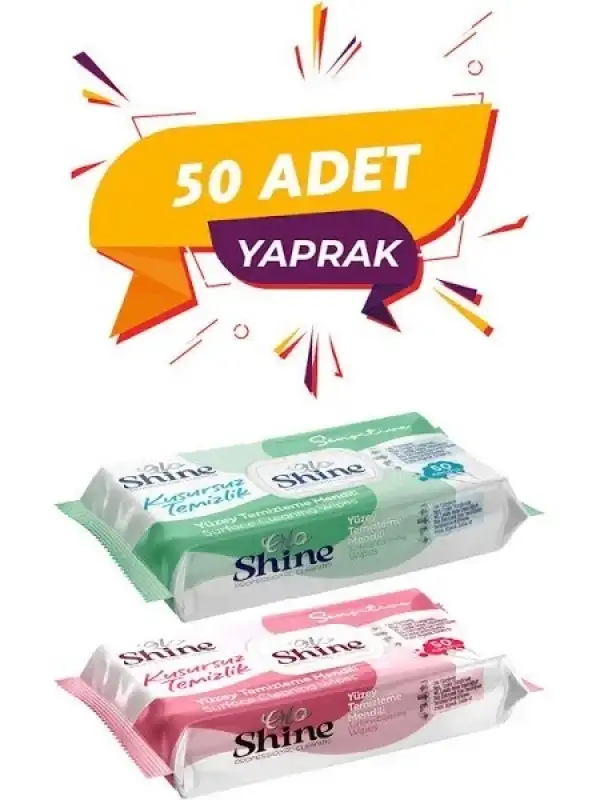 Aloshine 50 Li Yüzey Temizlik Havlusu