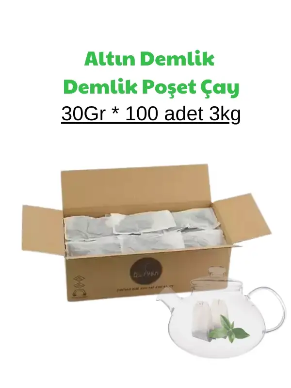 Altın Demlik Poşet 30Gr * 100 adet 3kg