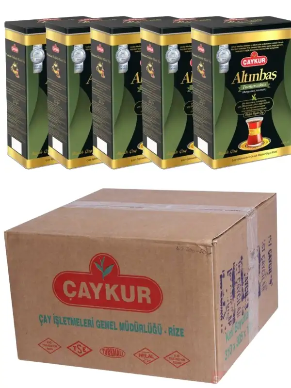 Altınbaş Çay Teneke Kutu Bergamotlu 400gr * 12 adet