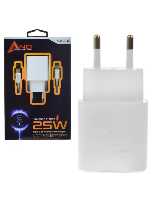 And Super Fast Pd Type-c Şarj Seti 25 W And-a120