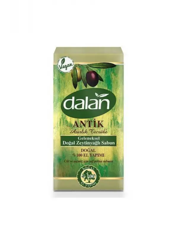 Antik Geleneksel Doğal Zeytinyağlı Sabun 5 Li 5x180=900 gr