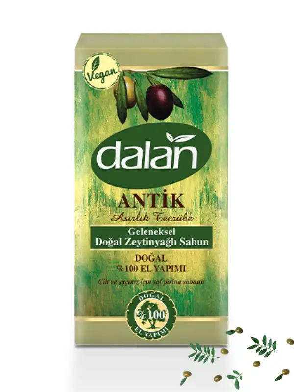 Antik Geleneksel Doğal Zeytinyağlı Sabun 5 Li 5x180=900 gr
