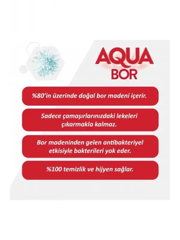 AquaBor Matik Toz Çamaşır Deterjanı 6KG + 6KG (Renkliler ve Beyaz İçin) 2 PAKET