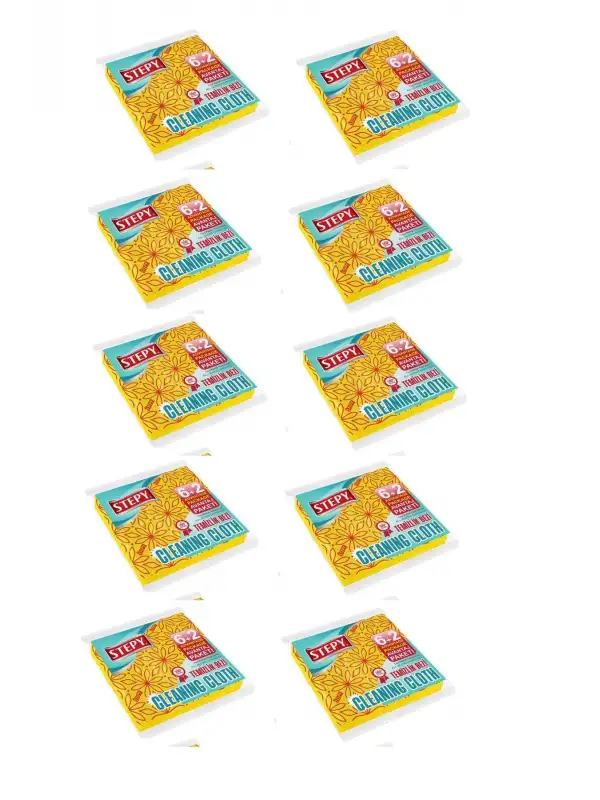 Avantajlı Sarı Temizlik Bezi 8 li * 10 paket