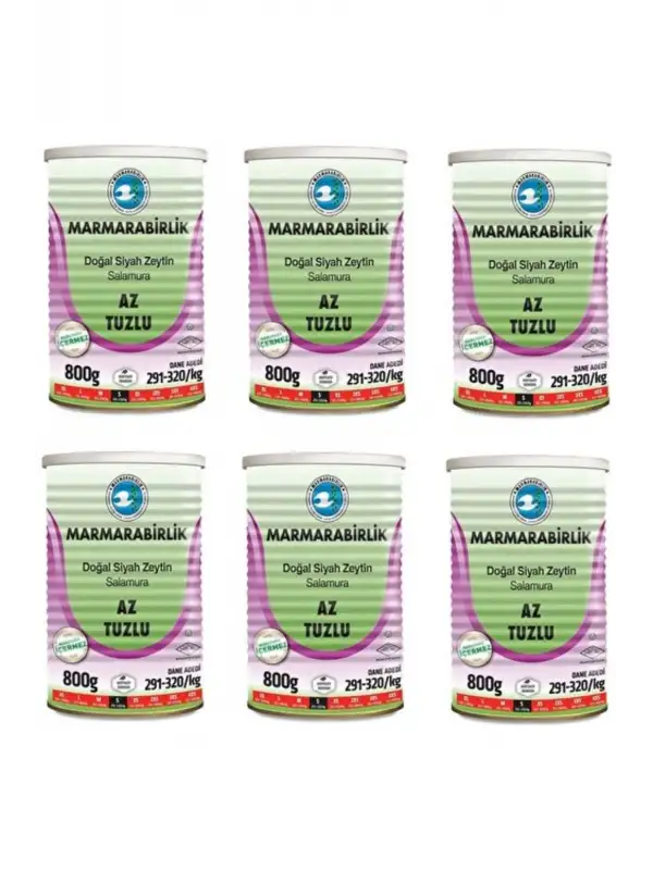 Az Tuzlu Hususi Tnk (291-320) 800 gr X 6
