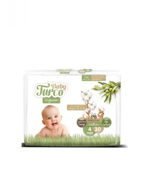 Baby Turco Doğadan 4 Numara Maxi 30 Adet