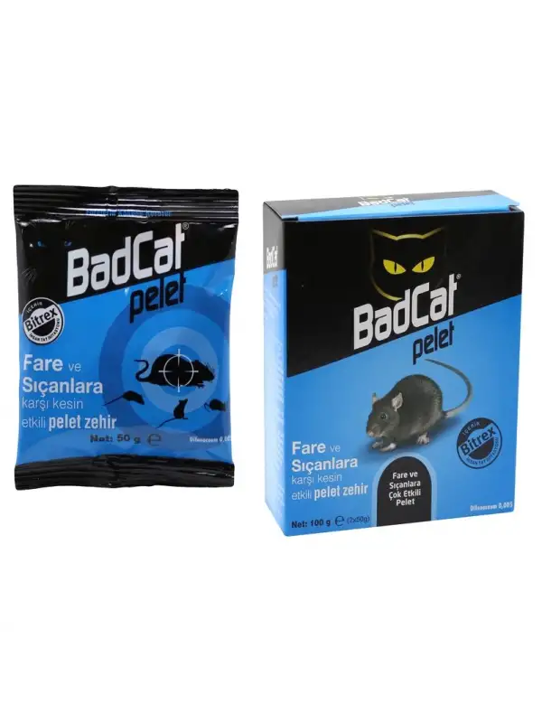 Badcat Pellet Fare İlacı 100gr