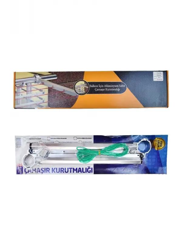 Balkon Çamaşır Kurutmalığı Alüminyum Gri