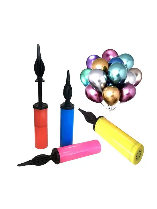 Balon Şişirme Pompası Renkli Balon Pompası