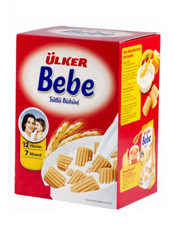 Bebe Bisküvisi 800gr 12 Vitaminli Kutu
