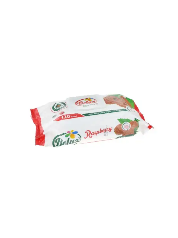 Belux 120 Li Kapaklı Islak Havlu Mendil Raspberry