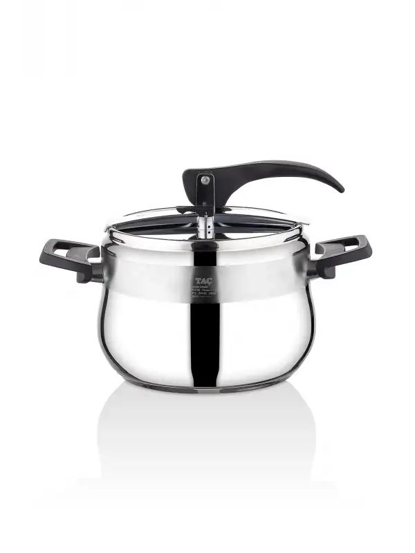 Taç Bengü Pro Düdüklü Tencere Siyah 4 Lt