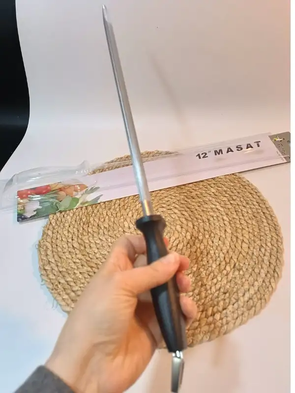 Bileyici 12lik Masat Bıçak Satır Zırh Bileme Mutfak Bıçak Seti Bileme Solingen Germany 42 cm