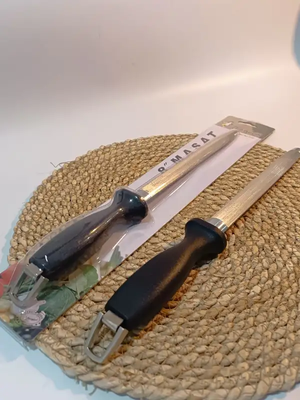 Bileyici 8lik Masat Bıçak Satır Zırh Bileme Mutfak Bıçak Seti Bileme Solingen Germany 32cm