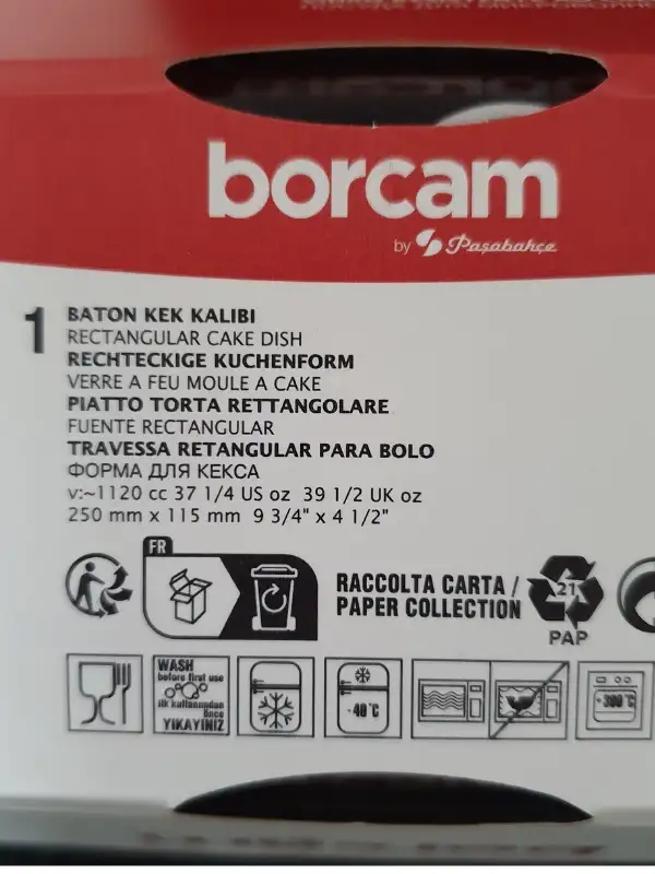 Borcam Baton Kek Kalıbı 1120cc 59884