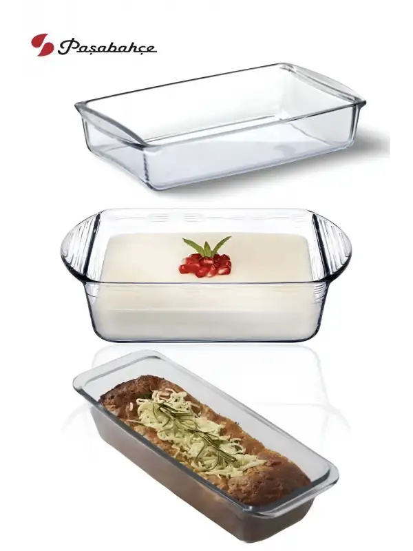 Borcam Kek Kalıbı 3 Lü Set Fırın Tepsisi 159191 ( 59854+59864+59884)