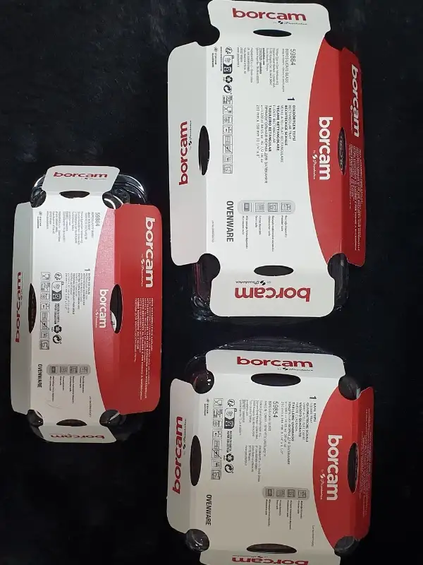 Borcam Kek Kalıbı 3 Lü Set Fırın Tepsisi 159191 ( 59854+59864+59884)