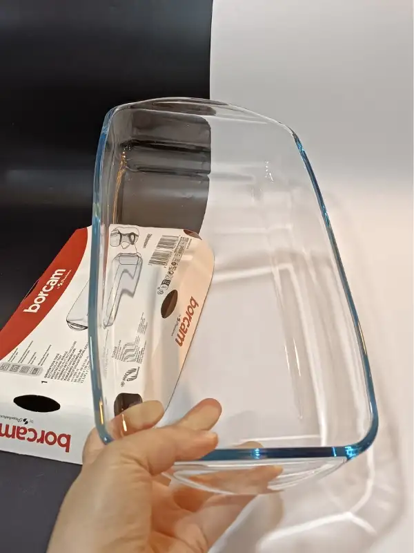 Borcam Orta Boy Dikdörtgen Tepsi 1 Adet Fırın Tepsisi ( 59006)