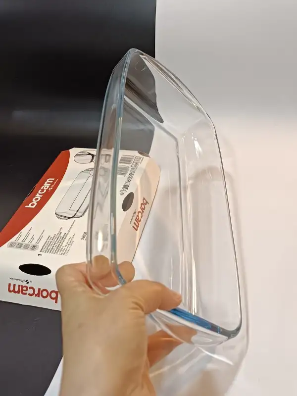 Borcam Orta Boy Dikdörtgen Tepsi 1 Adet Fırın Tepsisi ( 59006)