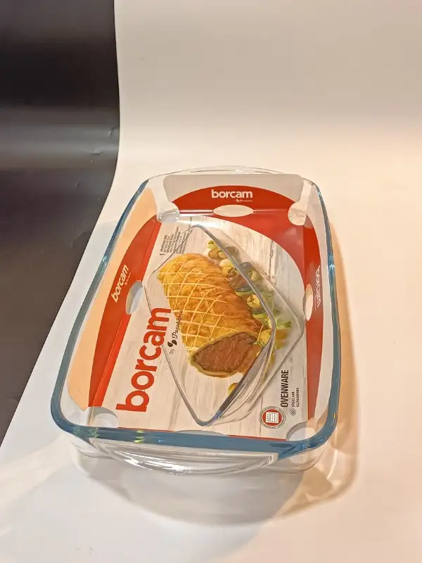 Borcam Orta Boy Dikdörtgen Tepsi 1 Adet Fırın Tepsisi ( 59006)