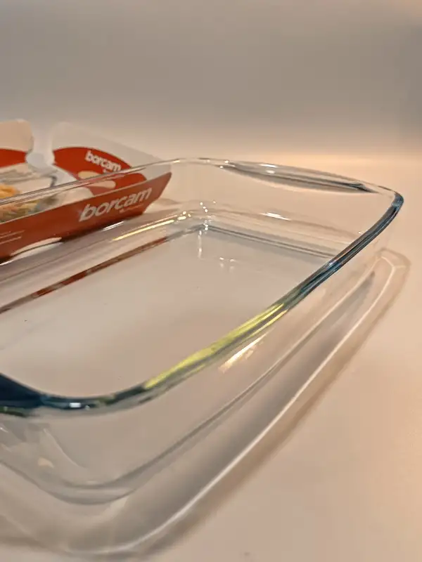 Borcam Orta Boy Dikdörtgen Tepsi 1 Adet Fırın Tepsisi ( 59006)