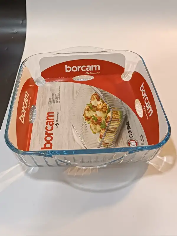Borcam Orta Boy Kare Tepsi 1 Adet Fırın Tepsisi ( 59384)