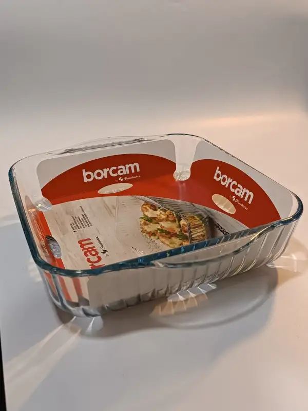Borcam Orta Boy Kare Tepsi 1 Adet Fırın Tepsisi ( 59384)