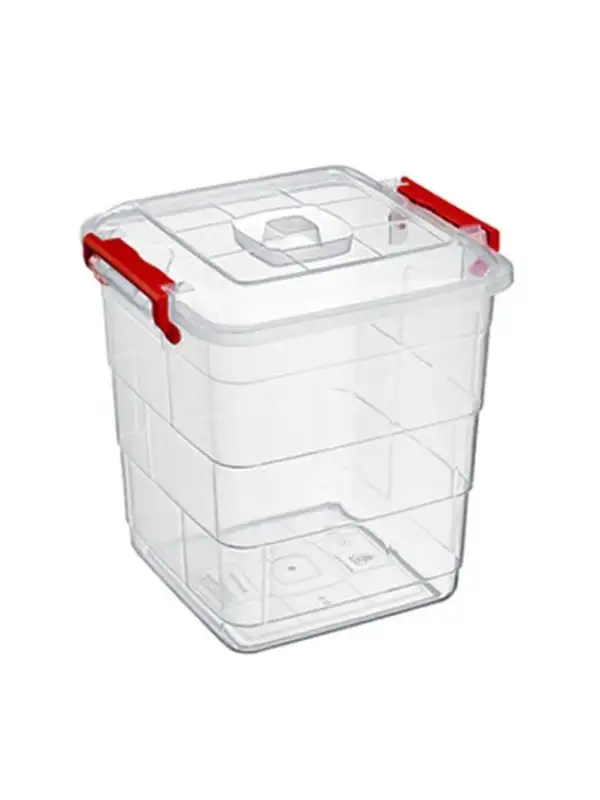 Bursev Tetris Kare Saklama Kabı 16lt 1152 03