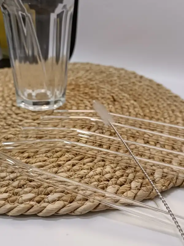 20.0058 6 li Isıya Dayanıklı Cam Pipet-20 Cm Boy Temizleme Fırçası