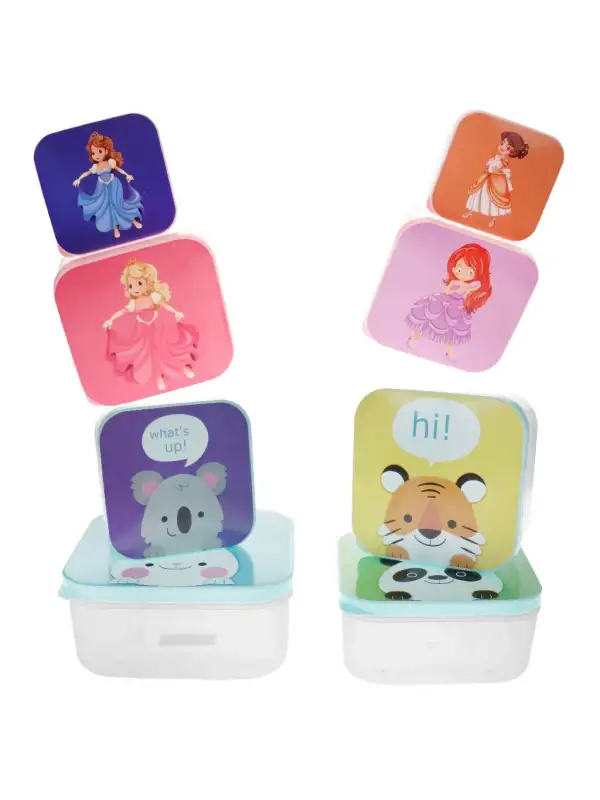 Çankaya Kare Saklama Kabı Bonny 4lü 2862