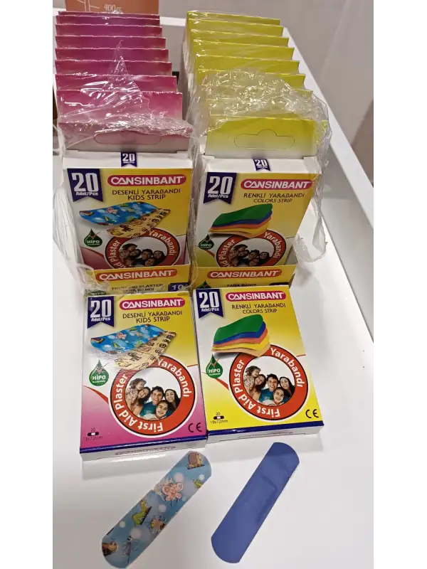 Cansın Yara Bandı Desenli 20 Li Paket ( 20 adet)
