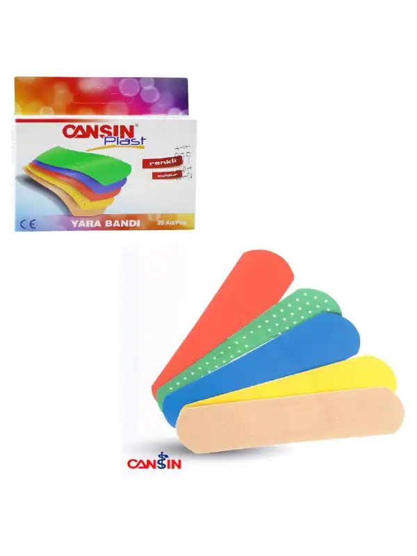 Cansın Yara Bandı Desenli 20 Li Paket ( 20 adet)
