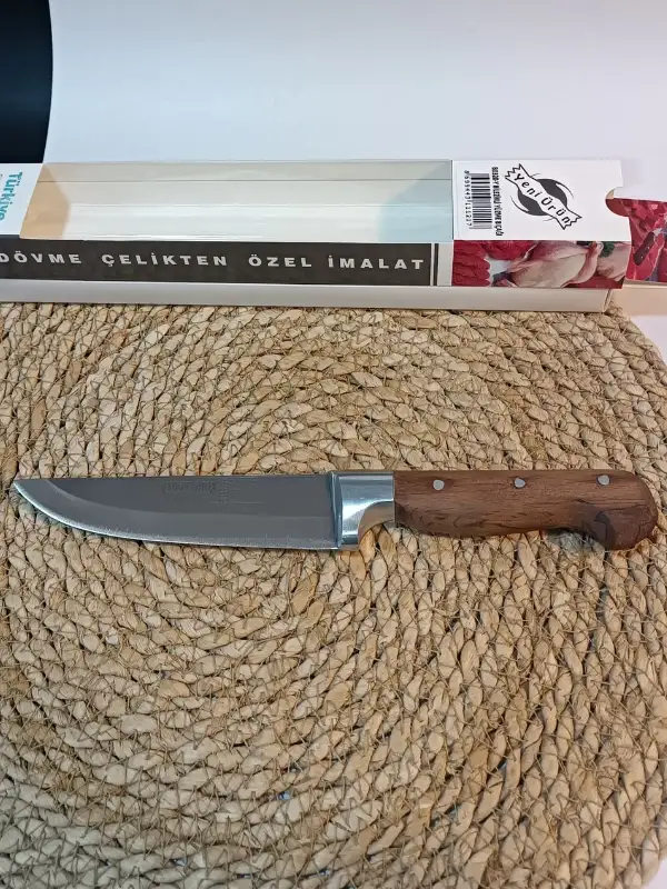 Cavit İnox Kasap Bıçağı Deri Yüzme 25 Cm