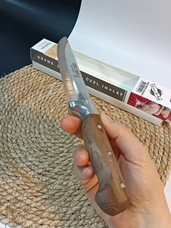 Cavit İnox Kasap Bıçağı Deri Yüzme 25 Cm