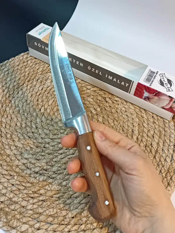 Cavit İnox Kasap Bıçağı Deri Yüzme 25 Cm