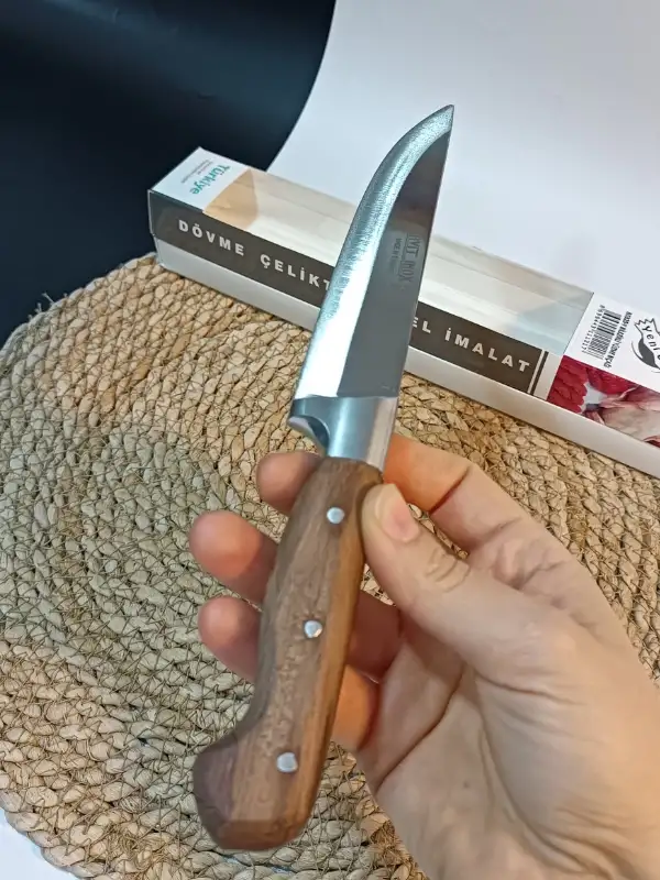 Cavit İnox Kasap Bıçağı Deri Yüzme 25 Cm