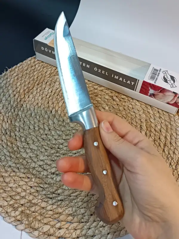 Cavit İnox Kasap Bıçağı Deri Yüzme 25 Cm