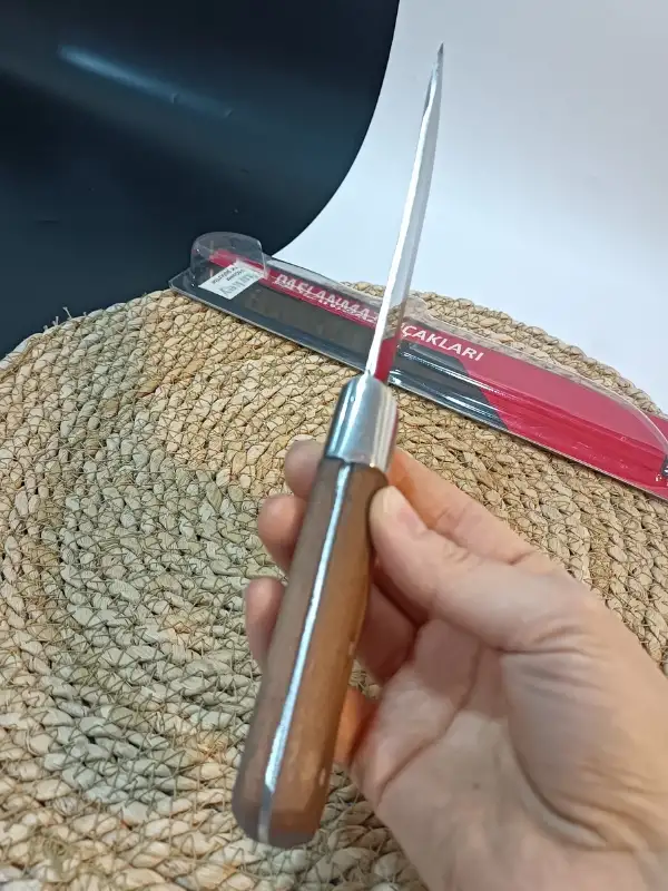 Cavit İnox Kasap Bıçağı Et Yüzme 23,5 Cm