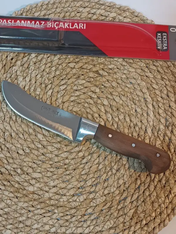 Cavit İnox Kasap Bıçağı Et Yüzme 23,5 Cm