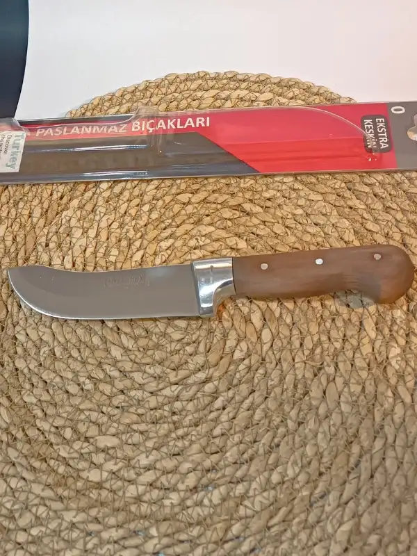 Cavit İnox Kasap Bıçağı Et Yüzme 23,5 Cm