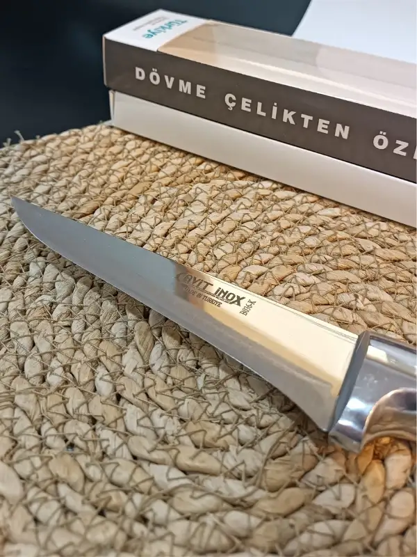 Cavit İnox Kasap Bıçağı Kemik Sıyırma 28 Cm